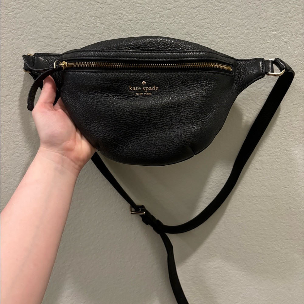kate spade pebble leather belt bag